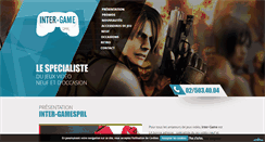 Desktop Screenshot of intergame.be
